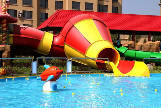 Compact Footprint Small Tornado Water Slide with Double Raft and UV-Resistant Gelcoat for Family Fun