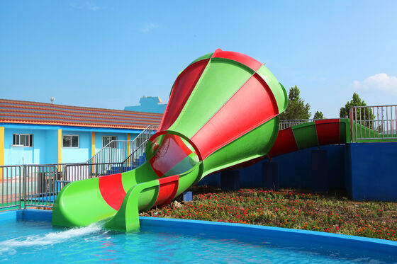 Big Fiberglass Water Slides Family Water Park Aqua Park Amusement
