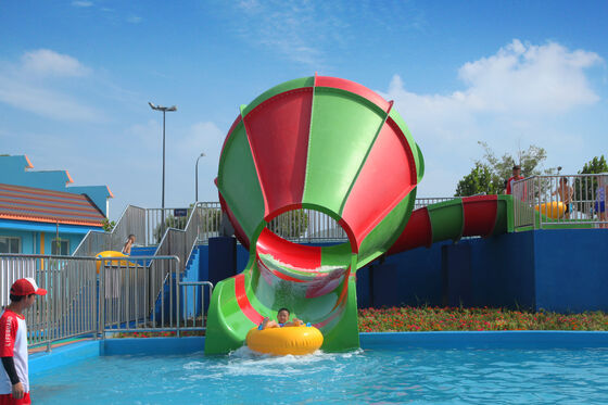 Compact Footprint Small Tornado Water Slide with Double Raft and UV-Resistant Gelcoat for Family Fun