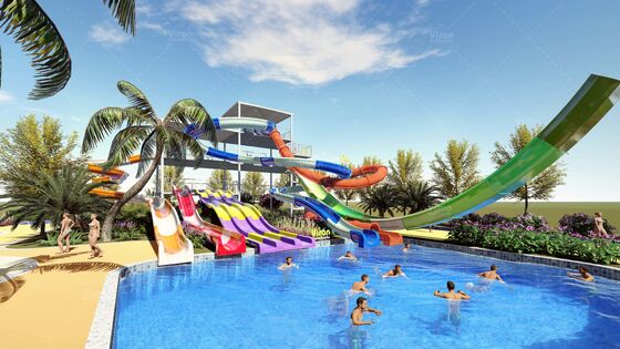 SpectraTower 6-in-1 Multi-Generation Slide Complex with 720r/h Capacity and 42mx60m Floor Space