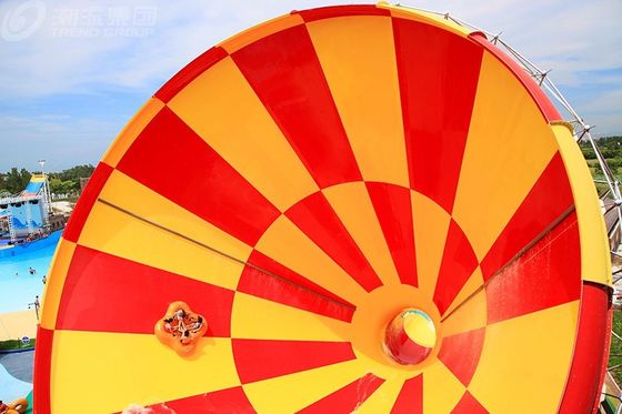 Tornado Slide Fiberglass Water Slide with 4-Person Raft 720 Riders/Hour and Hot-Dip Galvanized Steel