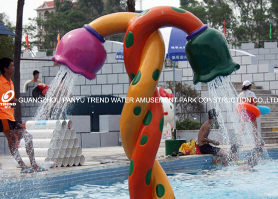Water Spray Park Equipment with water pumping machine in fun waterparks