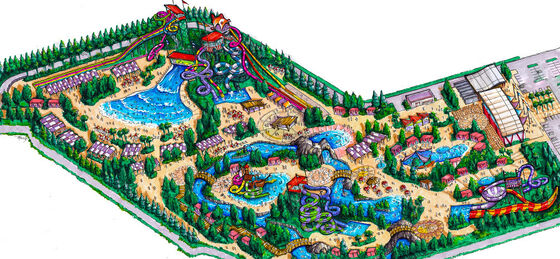 Customized Water Park Conceptual Design with Turnkey Service, 30 Years Experience, and SGS Audited Manufacturer