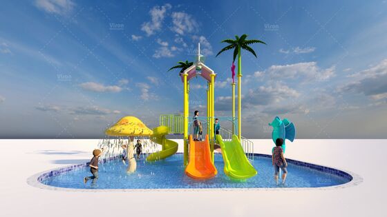 Ocean Style Theme Aqua Playground with Foldable And Lightweight Design for More Than 10 Years Service Life