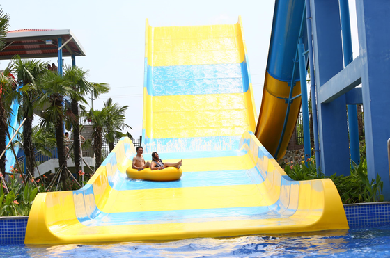 13m Platform Height U-Turn Water Slide with 480 Riders/Hour Capacity and 2-Person Raft