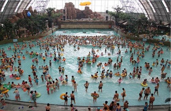 PLC Controlled Pneumatic Wave Pool with Hot-dip Galvanized Steel Structure and 10+ Wave Patterns
