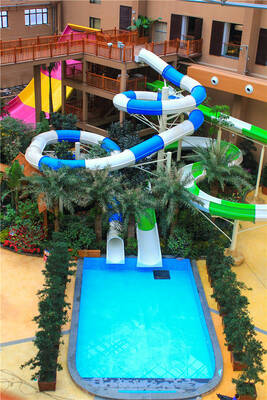 Multi Lane Customized Spiral Water Slide for Water Parks - SGS Audited Manufacturer