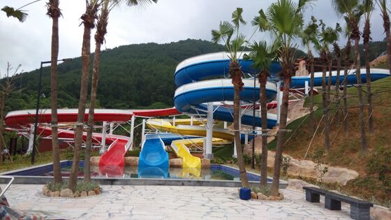 Multi Lane Customized Spiral Water Slide for Water Parks - SGS Audited Manufacturer