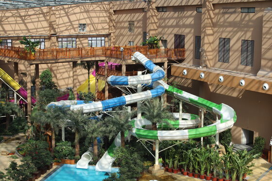Multi Lane Customized Spiral Water Slide for Water Parks - SGS Audited Manufacturer