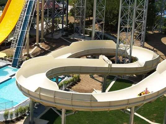 Family Rafting Slide with 4-6 Person Raft, 16m Platform Height, and 120 Persons/Hour Capacity for Water Parks
