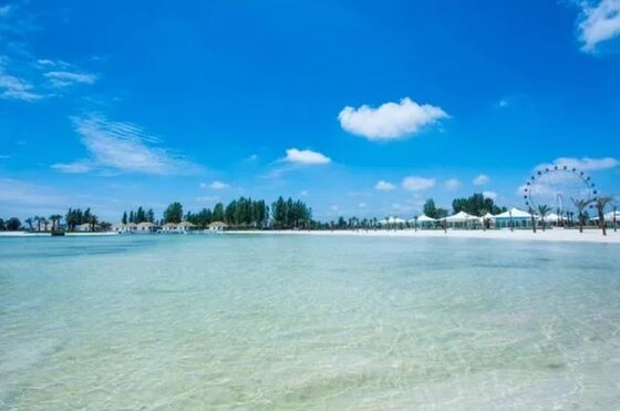 Artificial Lagoon | Crystal-Clear Swimming Lagoon with Beach Entry for Resorts & Hotels