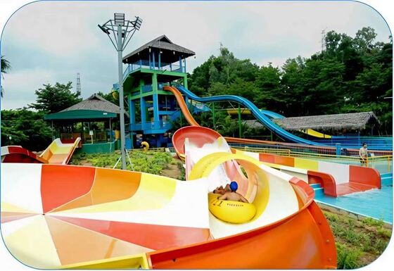 Parent-Child Flying Dragon Slide - 2-Person Raft Slide with 1.98m Low Platform and 240 riders/hour Capacity