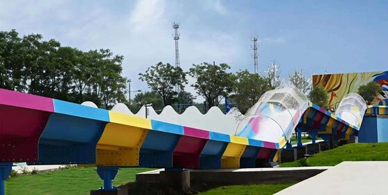 Parent-Child Flying Dragon Slide - 2-Person Raft Slide with 1.98m Low Platform and 240 riders/hour Capacity