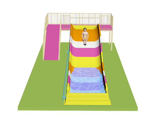 Fiberglass Material Water Slide for Aqua Park with Fast Installation and Customized Length