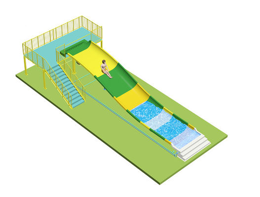 Family Kids Water Slides For Aqua Park Fiberglass Material