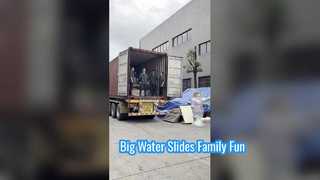Watch: Big Fiberglass Water Slides Family Water Park Aqua Park Amusement Showcase